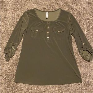 Forest Green Blouse